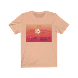 HIP HOP PLAYLIST Unisex Jersey Short Sleeve Tee - PDR LFE Heather Peach / S PDR LFE