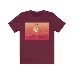HIP HOP PLAYLIST Unisex Jersey Short Sleeve Tee - PDR LFE Maroon / S PDR LFE