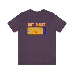 HOT TICKET Hip Hop Female Short Sleeve Tee - PDR LFE Heather Team Purple / XS PDR LFE