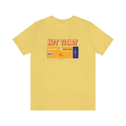 HOT TICKET Hip Hop Female Short Sleeve Tee - PDR LFE Yellow / XS PDR LFE