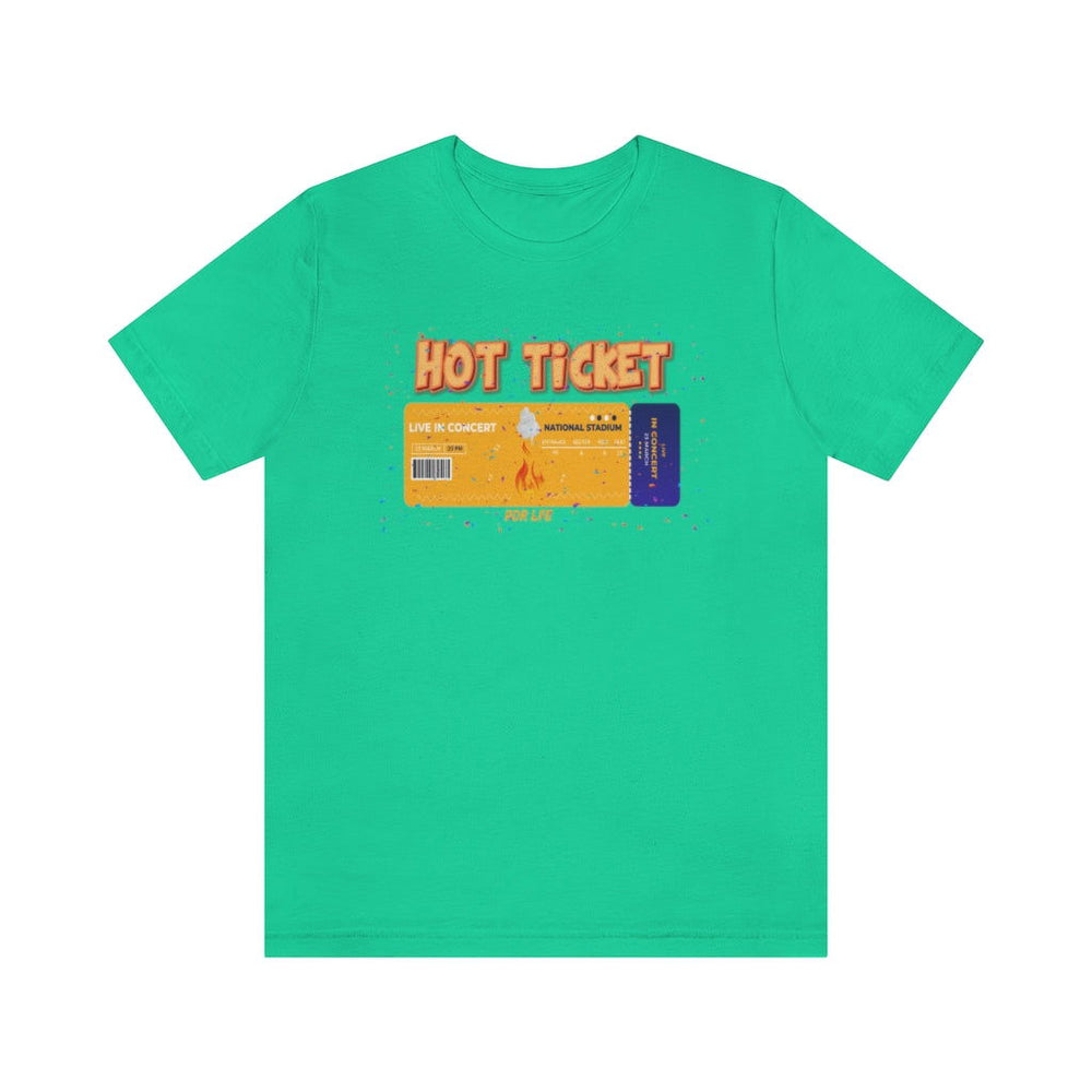 HOT TICKET Hip Hop Female Jersey Short Sleeve Tee - PDR L.F.E. 