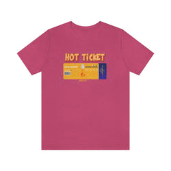 HOT TICKET Hip Hop Female Short Sleeve Tee - PDR LFE Berry / XS PDR LFE