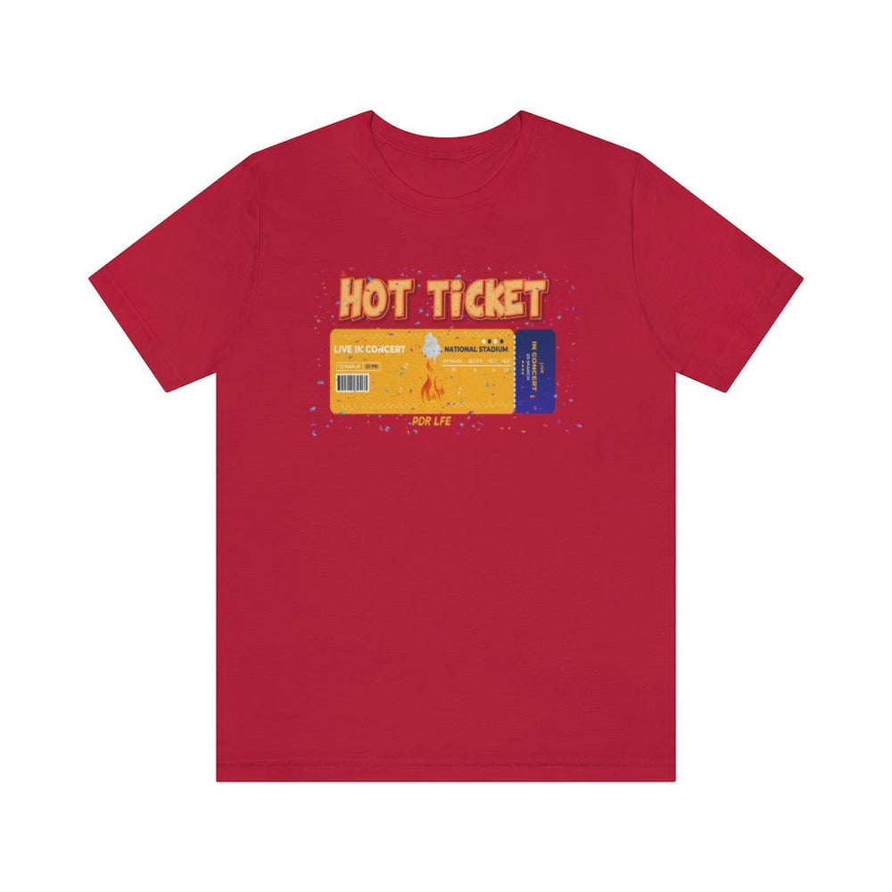 HOT TICKET Hip Hop Female Jersey Short Sleeve Tee - PDR L.F.E. 