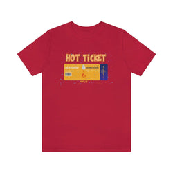 HOT TICKET Hip Hop Female Short Sleeve Tee - PDR LFE Red / XS PDR LFE