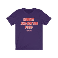 HUNGRY Unisex Jersey Short Sleeve Tee - PDR LFE Team Purple / S PDR LFE