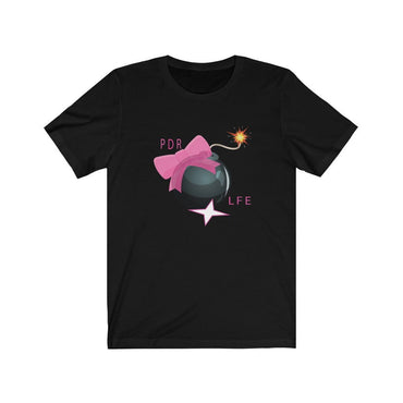 IM DA BOMB FEMALE Unisex Jersey Short Sleeve Tee - PDR LFE Solid Black Blend / XS PDR LFE