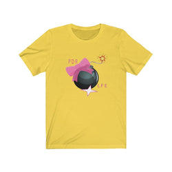IM DA BOMB FEMALE Unisex Jersey Short Sleeve Tee - PDR LFE Yellow / XS PDR LFE