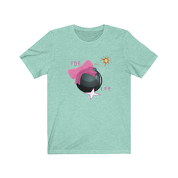 IM DA BOMB FEMALE Unisex Jersey Short Sleeve Tee - PDR LFE Heather Mint / XS PDR LFE