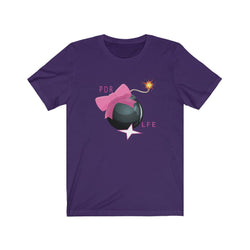 IM DA BOMB FEMALE Unisex Jersey Short Sleeve Tee - PDR LFE Team Purple / XS PDR LFE