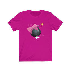 IM DA BOMB FEMALE Unisex Jersey Short Sleeve Tee - PDR LFE Berry / XS PDR LFE