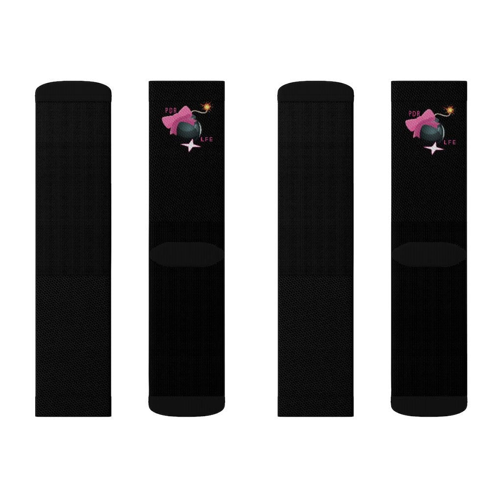 IM DA BOMB HIP HOP Socks - PDR LFE L PDR LFE