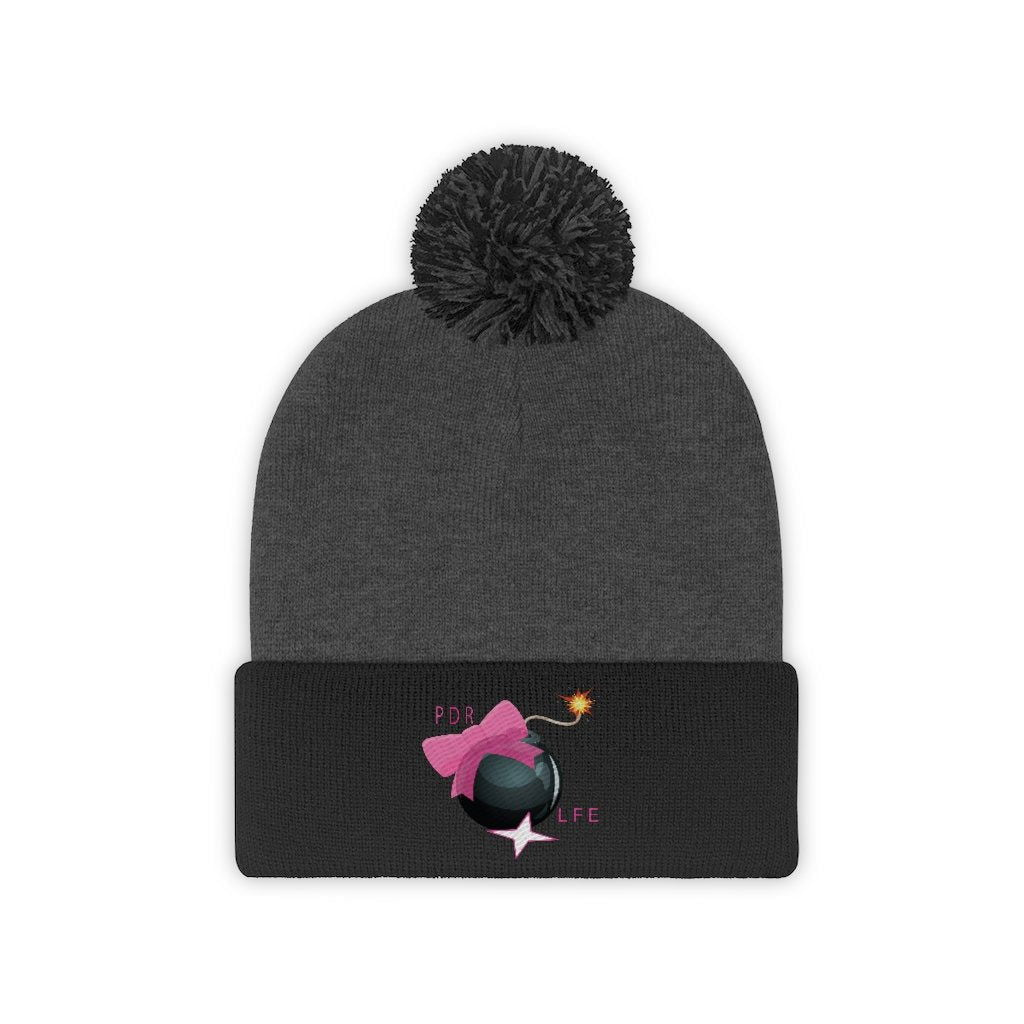 IM DA BOMB Hip Hop Pom Pom Beanie - PDR L.F.E. 