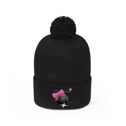 IM DA BOMB Hip Hop Pom Pom Beanie - PDR LFE Black/Graphite Heather / One size PDR LFE