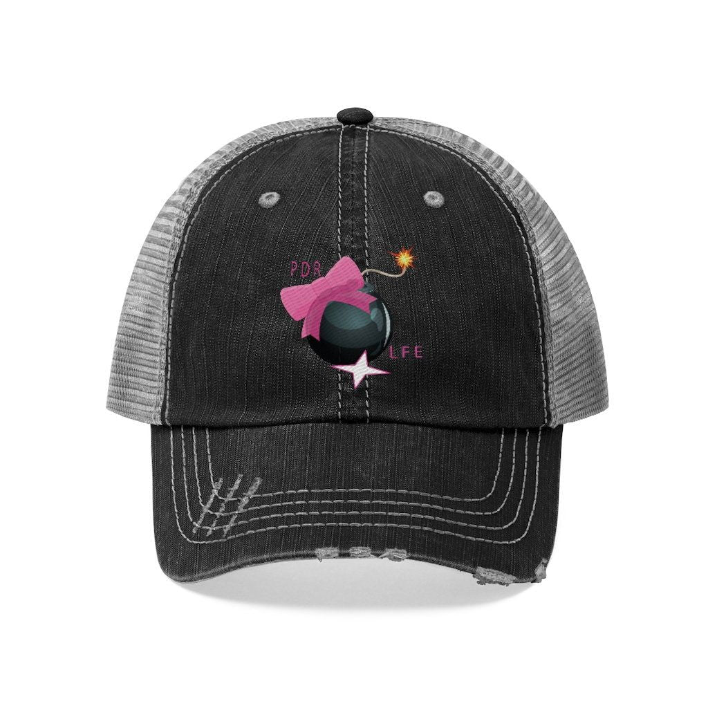 IM DA BOMB Hip Hop Unisex Trucker Hat - PDR LFE Black / One size PDR LFE