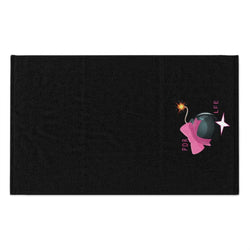 IM DA BOMB Rally Towel, 11x18 - PDR LFE White / 11" × 18" PDR LFE