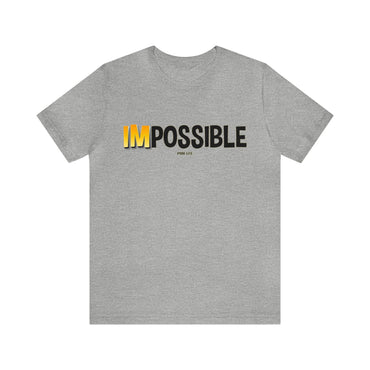 IM POSSIBLE Short Sleeve Tee - PDR LFE Athletic Heather / S PDR LFE