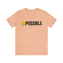 IM POSSIBLE Short Sleeve Tee - PDR LFE Heather Peach / S PDR LFE