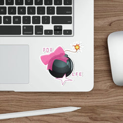 IM THE BOMB FEMALE Hip Hop Die-Cut Stickers - PDR LFE White / Die Cut / 2" × 2" PDR LFE