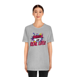 IN REAL LIFE Hip Hop Female Jersey Short Sleeve Tee - PDR LFE Athletic Heather / XS PDR LFE