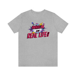 IN REAL LIFE Hip Hop Female Jersey Short Sleeve Tee - PDR LFE Athletic Heather / XS PDR LFE