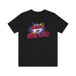 IN REAL LIFE Hip Hop Female Jersey Short Sleeve Tee - PDR LFE Black / XS PDR LFE