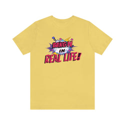 IN REAL LIFE Hip Hop Female Jersey Short Sleeve Tee - PDR LFE Yellow / XS PDR LFE