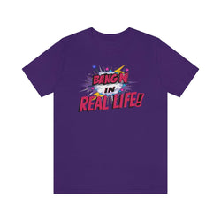 IN REAL LIFE Hip Hop Female Jersey Short Sleeve Tee - PDR LFE Team Purple / XS PDR LFE