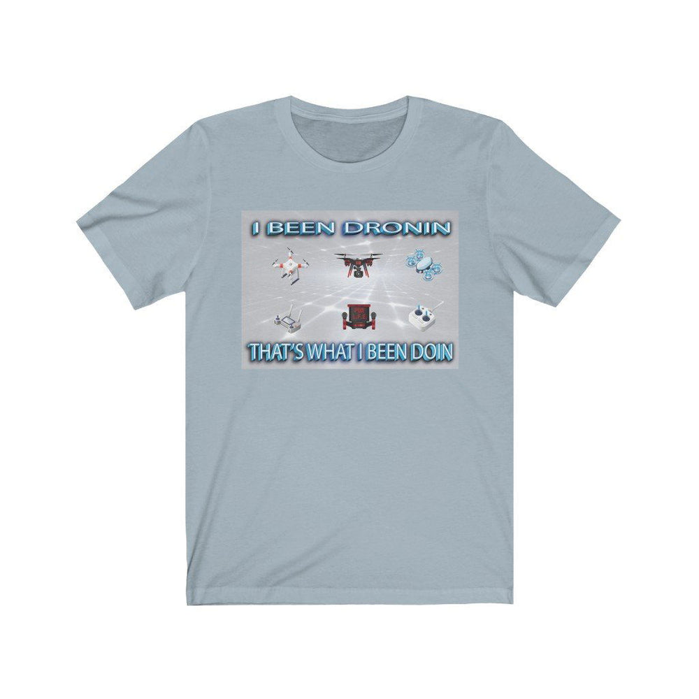 I BEEN DRONIN Unisex Jersey Short Sleeve Tee - PDR LFE Light Blue / S PDR LFE