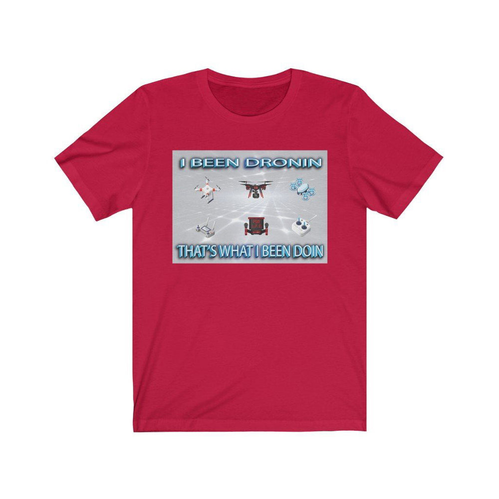 I BEEN DRONIN Unisex Jersey Short Sleeve Tee - PDR LFE Red / S PDR LFE