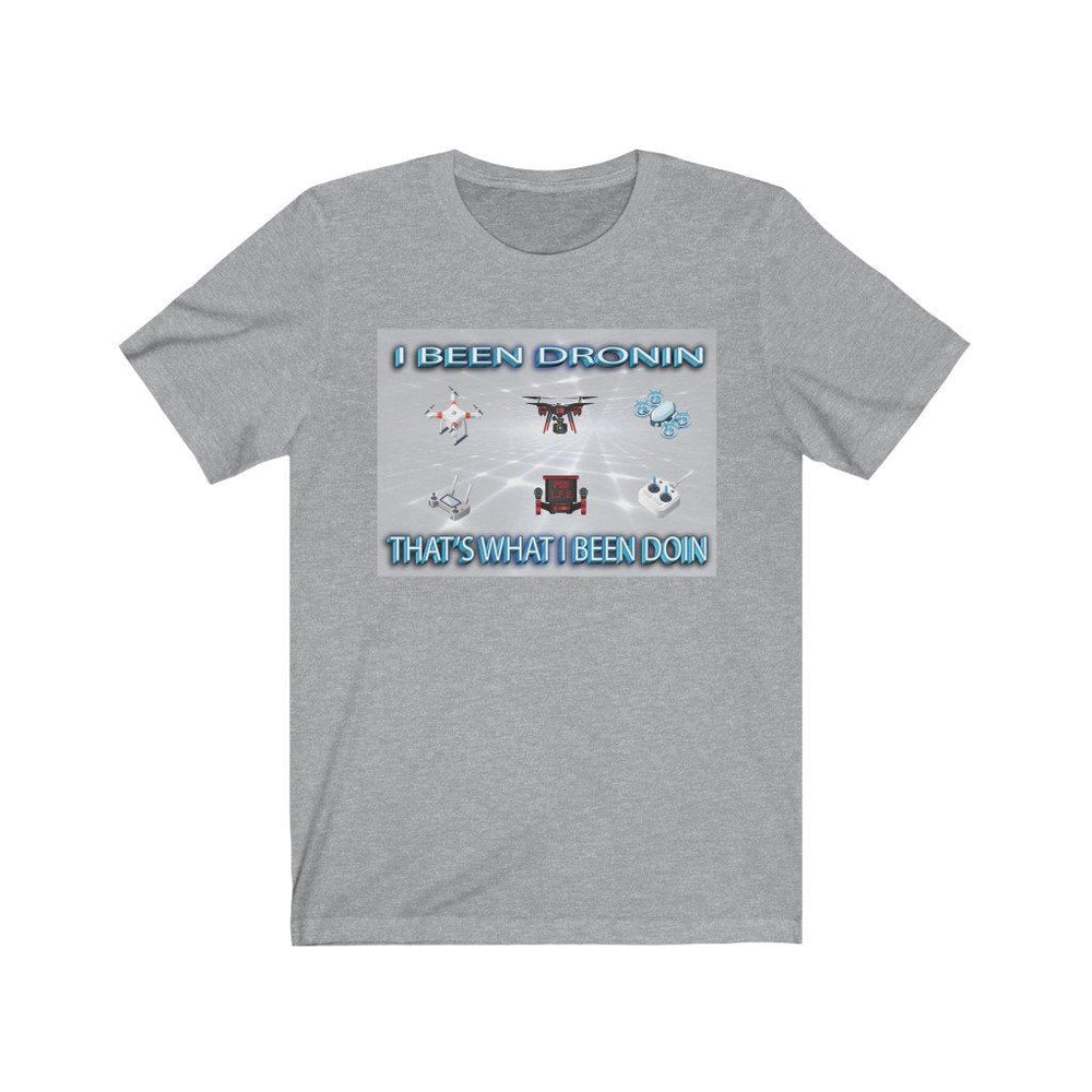 I BEEN DRONIN Unisex Jersey Short Sleeve Tee - PDR LFE Athletic Heather / S PDR LFE