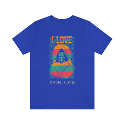 I LOVE MUSIC MENS UNISEX HIP HOP TSHIRT - PDR LFE True Royal / XS PDR LFE