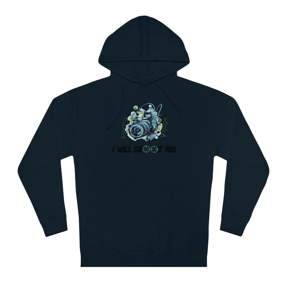 HANDS UP CAMERA MAN Hip Hop Unisex Hooded Sweatshirt - PDR LFE XS / Classic Navy PDR LFE