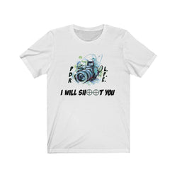 HANDS UP CAMERA MAN Unisex Jersey Short Sleeve Tee - PDR LFE White / S PDR LFE