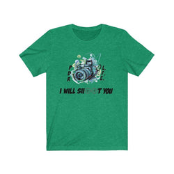 HANDS UP CAMERA MAN Unisex Jersey Short Sleeve Tee - PDR LFE Heather Kelly / S PDR LFE