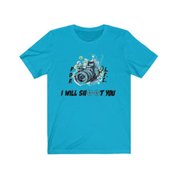 HANDS UP CAMERA MAN Unisex Jersey Short Sleeve Tee - PDR LFE Turquoise / S PDR LFE