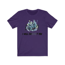HANDS UP CAMERA MAN Unisex Jersey Short Sleeve Tee - PDR LFE Team Purple / S PDR LFE
