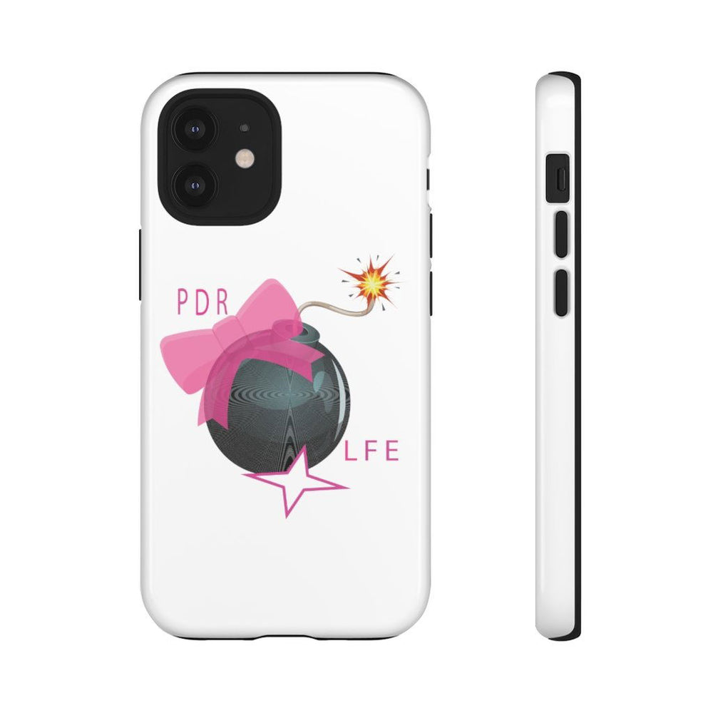 Im Da Bomb Hip Hop Tough Cell Phone Cases for Females - PDR LFE iPhone 12 Mini / Glossy PDR LFE