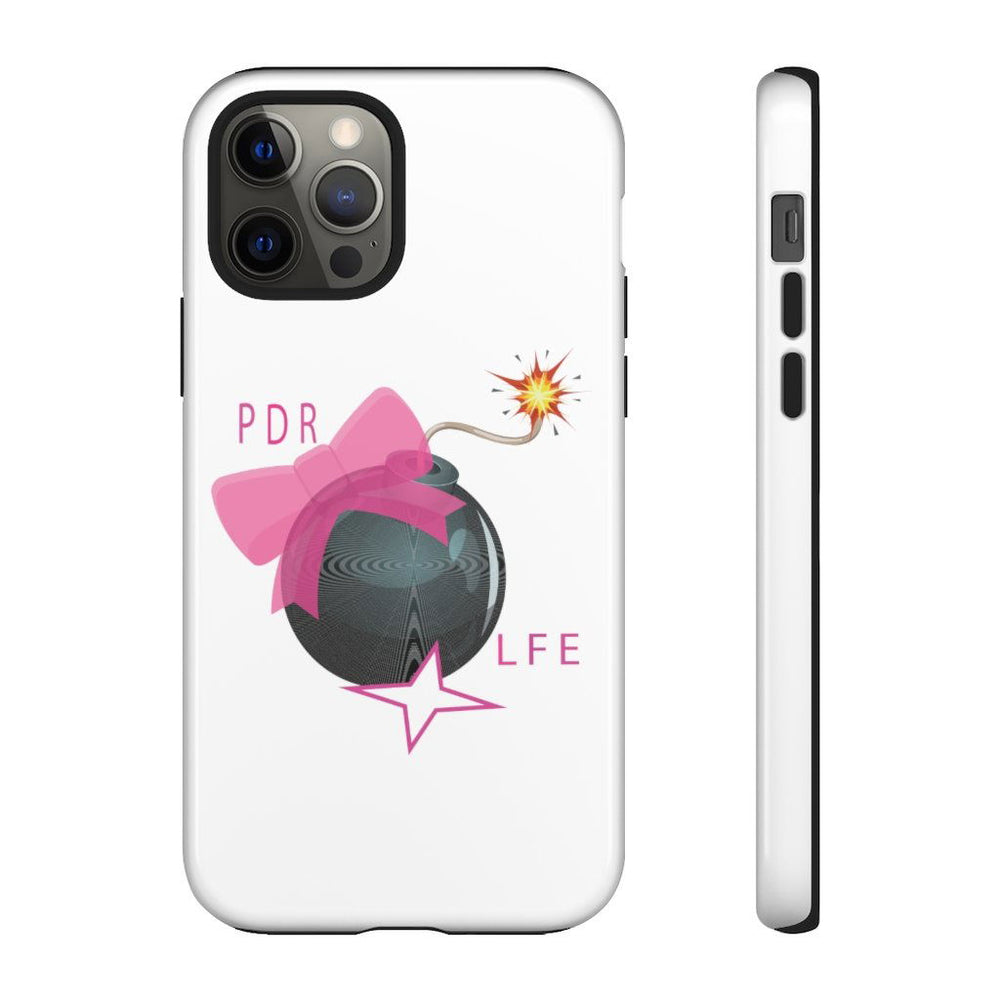 Im Da Bomb Hip Hop Tough Cell Phone Cases for Females - PDR LFE iPhone 12 Pro / Glossy PDR LFE