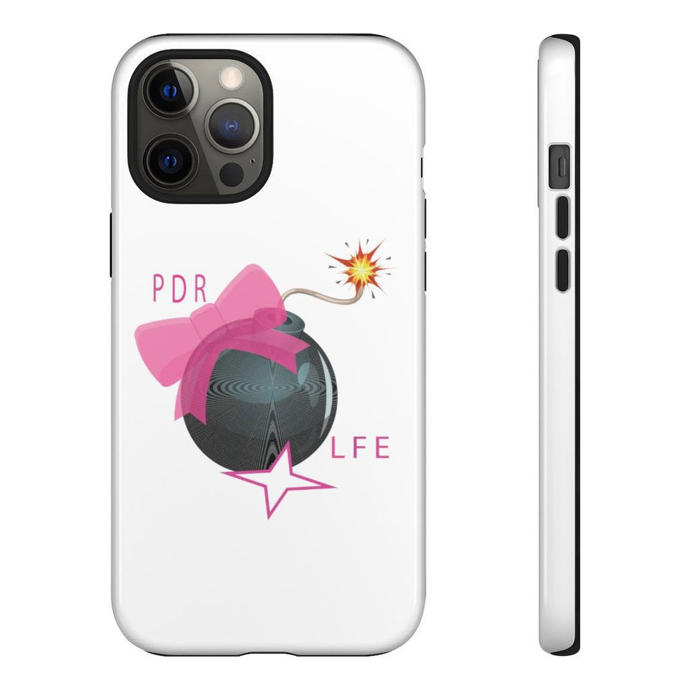 Im Da Bomb Hip Hop Tough Cell Phone Cases for Females - PDR LFE iPhone 12 Pro Max / Glossy PDR LFE