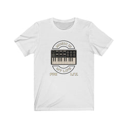 KEYBOARD LIFE Unisex Jersey Short Sleeve Tee - PDR LFE White / S PDR LFE