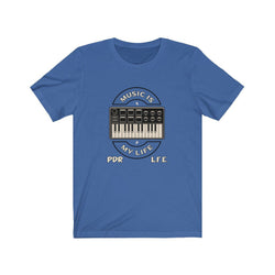 KEYBOARD LIFE Unisex Jersey Short Sleeve Tee - PDR LFE True Royal / S PDR LFE