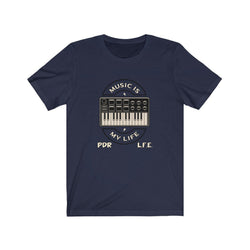 KEYBOARD LIFE Unisex Jersey Short Sleeve Tee - PDR LFE Navy / S PDR LFE