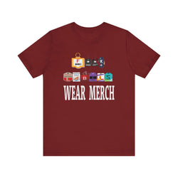 LABELS WHT HIP HOP Short Sleeve Tee - PDR LFE Cardinal / XS PDR LFE