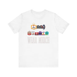 LABELS WHT HIP HOP Short Sleeve Tee - PDR LFE White / XS PDR LFE