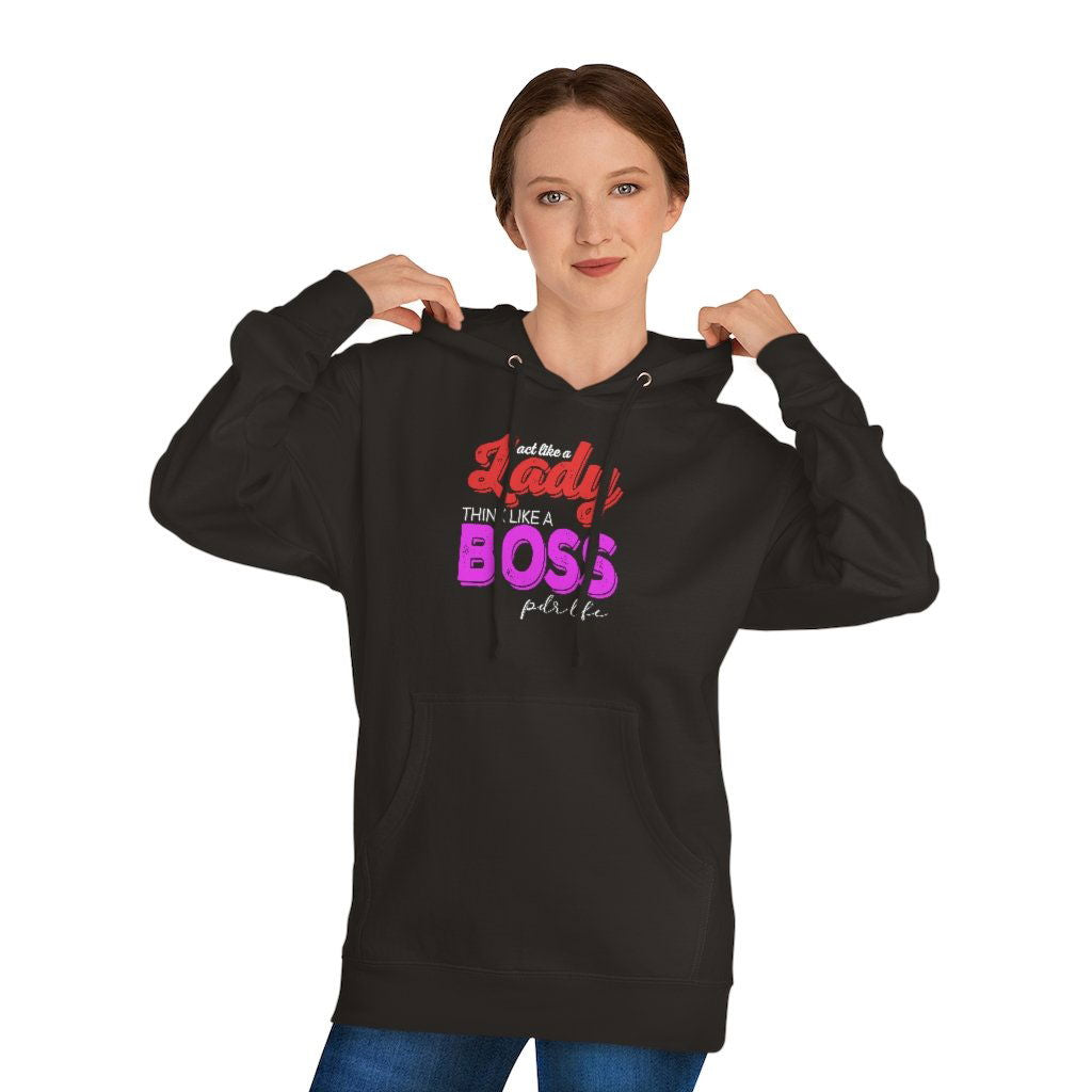 LADY BOSS Hip Hop Unisex Hooded Sweatshirt - PDR L.F.E. 