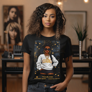 LADY LEADER Hip Hop Short Sleeve T-shirt