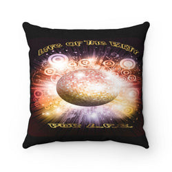 LIFE OF THE PARTY Hip Hop Spun Polyester Square Pillow - PDR LFE 14" × 14" PDR LFE