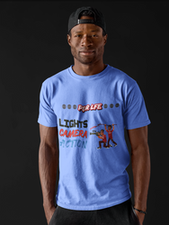 LIGHTS CAMERA ACTION Hip Hop Unisex Jersey Short Sleeve Tee - PDR LFE White / S PDR LFE