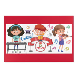 LIL PRODUCINEER BAND STAND Area Rugs - PDR LFE 36" × 24" PDR LFE