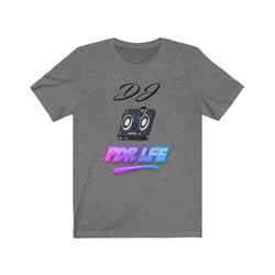 LITTY PDR LFE DJ GLO Unisex Jersey Short Sleeve Tee - PDR LFE Deep Heather / XS PDR LFE